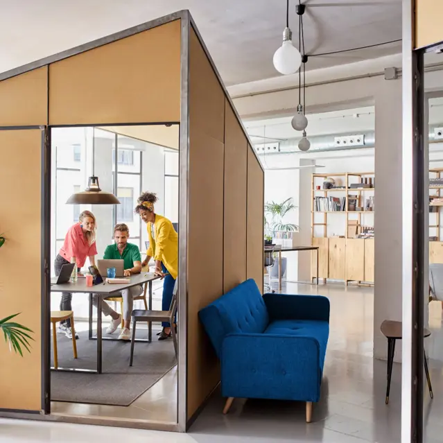 Unique 22 Open Office With 3 People Copy